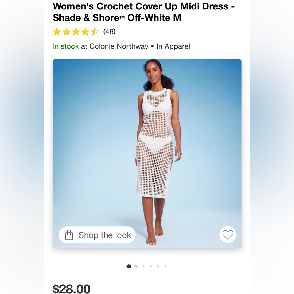 Shade & Shore Crochet cover up